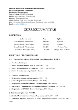 Curriculum Vitae