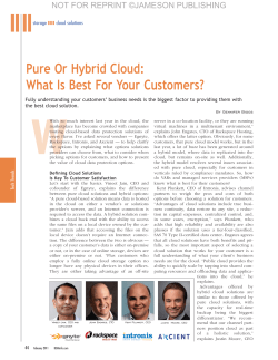 Pure Or Hybrid Cloud