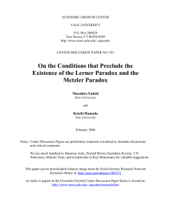 On the Conditions that Preclude the Existence of