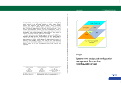 System-level design and configuration management for run