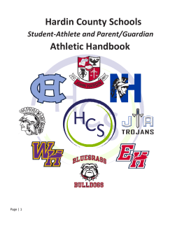 FOR ATHLETES, CHEERLEADERS AND TEAM MANAGERS WHO