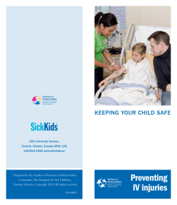 Preventing IV injuries