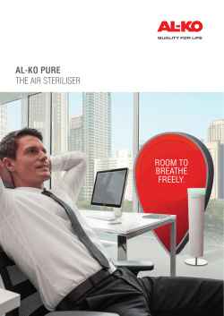 AL-KO PURE THE AIR STERILISER