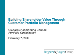 Disaggregating a Company