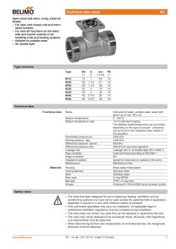 Technical data sheet R4..