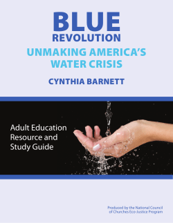 Blue Revolution: Unmaking America`s Water Crisis