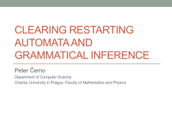 Clearing Restarting Automata and Grammatical Inference