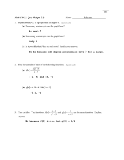 Math 170-23: Quiz #1 (upto 2