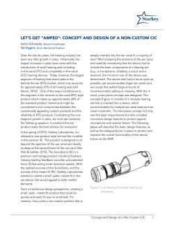 Let`s get "AMPED": Concept and Design of a Non