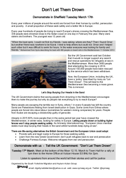 Dont let them drown flyer