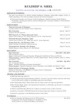kuldeep s. meel - NUS School of Computing