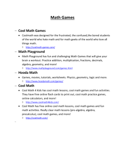 Math Games