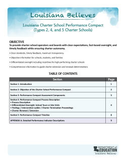 Charter Performance Compact