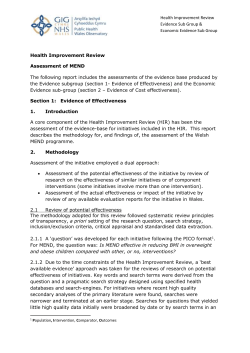 MEND - Public Health Wales