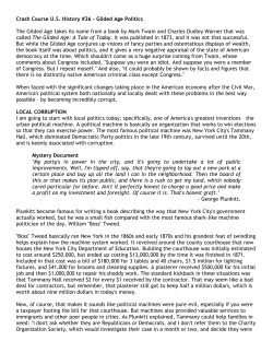 Crash Course U.S. History #26 &ndash; Gilded Age Politics The Gilded Age