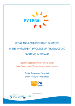 legal and administrative barriers in the investment process