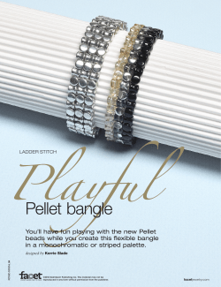 You`ll have fun playing with the new Pellet beads while you create