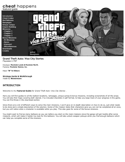 Grand Theft Auto: Vice City Stories - Featured Guide
