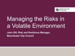 Risk Appetites - Independent Commission on Local Government