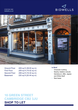 10 green street cambridge cb2 3ju shop to let