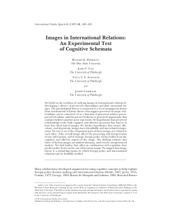 Images in International Relations