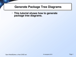 Generate Package Tree Diagrams