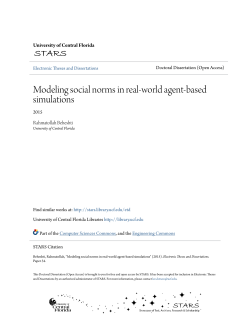 Modeling social norms in real-world agent-based