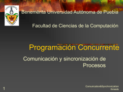 Concurrent Programming in Java - Facultad de Ciencias de la