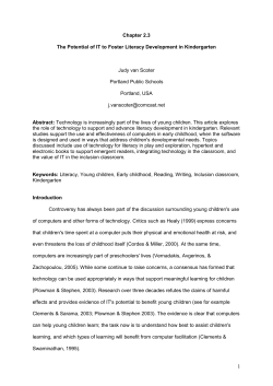 Chapter 2 - Department of Learning Technologies