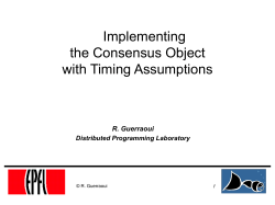 The Unbearable Lightness of Consensus - LPD