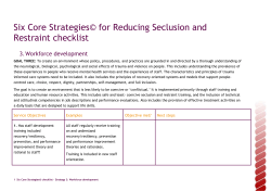 Six Core Strategies - Strategy 3