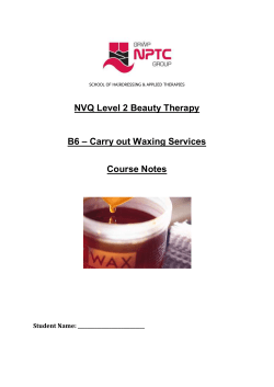 B6 Course Notes