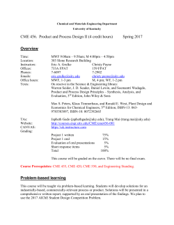 2017 AIChE Annual Student Design Competition Contest Rules