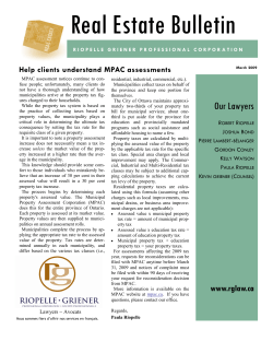 Real Estate Bulletin