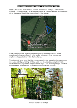 Comment form - Temple Newsam tree top adventure course