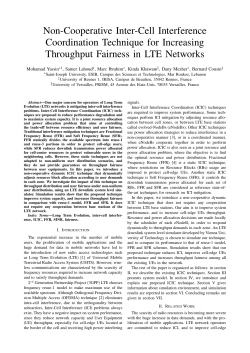 Non-Cooperative Inter-Cell Interference Coordination