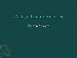 College Life in America
