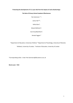 JUN 2011 Sammons SESI paper