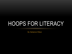 Hoops For Literacy