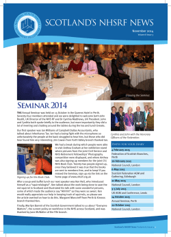 scotland`s nhsrf news - NHS Retirement Fellowship