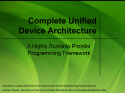 CUDA - Montgomery Blair High School