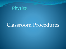 Physics - Lourdes Academy