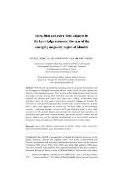 Intra-firm and extra-firm linkages in the knowledge