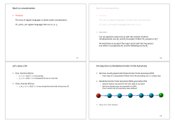 Back to concatenation Back to concatenation Let`s play a bit