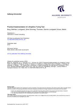 Practical Implementation of a Graphics Turing Test