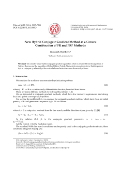 New Hybrid Conjugate Gradient Method as a Convex Combination