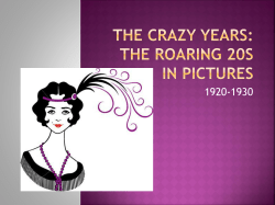 The Roaring 20s in Pictures