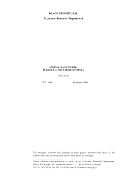 nominal wage inertia in general equilibrium models