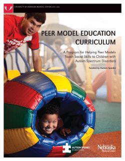 Peer Model education curriculuM