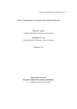 Price Competition of Airports and Airline Network